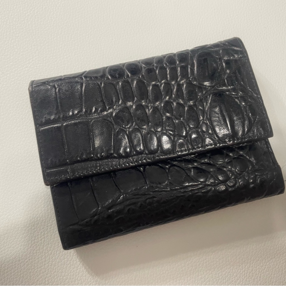 Black Genuine Alligator Wallet